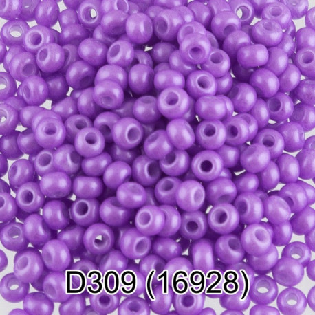 16928, фиолетовый бисер круглый №10 d2,3мм 5гр PRECIOSA