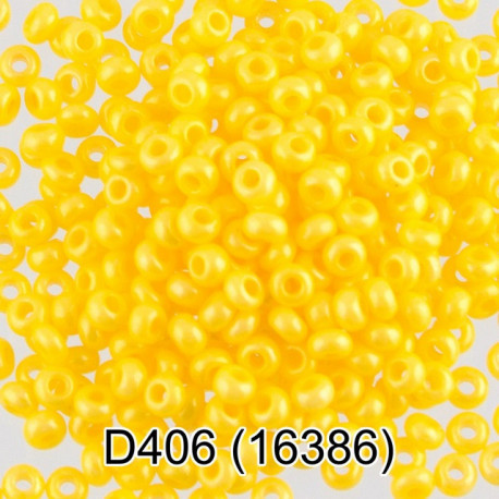 16386, светло-желтый бисер круглый №10 d2,3мм 5гр PRECIOSA
