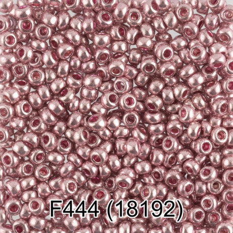 18192, темно-розовый/металлик бисер круглый №10 d2,3мм 5гр PRECIOSA
