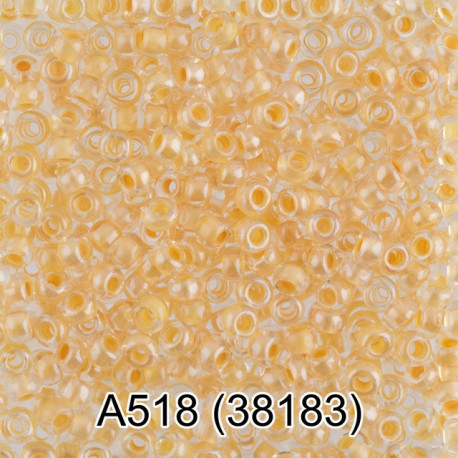 38183, желтый бисер круглый №10 d2,3мм 5гр PRECIOSA