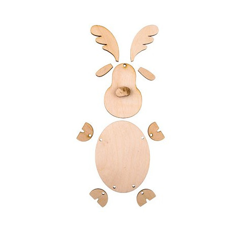 Лось, заготовка для декорирования фанера 14см Mr.Carving