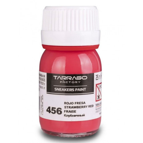 Клубничный, краска для кожи и ткани Sneakers Paint 25мл TARRAGO +t!