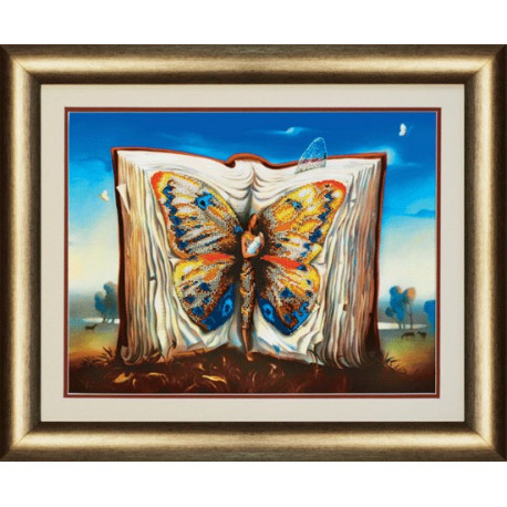 Книга Книг, набор д/выш. бисером Чарiвна Мить 43x33 см
