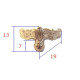 Под хром, ножка для шкатулки 26х19х13мм металл
