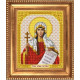 Татьяна Святая Мученица, ткань с рисунком для вышивки бисером 13,5х16,5см Благовест