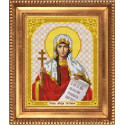 Татьяна Святая Мученица, ткань с рисунком для вышивки бисером 13,5х16,5см Благовест