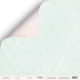 Бирюза из коллекции Little Bunny, лист двусторонней бумаги 30х30см, 190гр/м Scrapmir