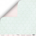 Бирюза из коллекции Little Bunny, лист двусторонней бумаги 30х30см, 190гр/м Scrapmir